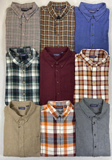 New Men's Big  Tall Roundtree  Yorke Long Sleeve Button-Up Portuguese Flannel