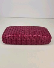 Eyeglasses Case Hard Clam Shell w/ Soft Lining PINK CUBIC Glasses Holder Box
