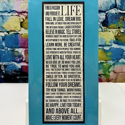 The Art of Life by Louise Carey 1,000 Piece Panoramic Jigsaw Puzzle Sayings NEW!