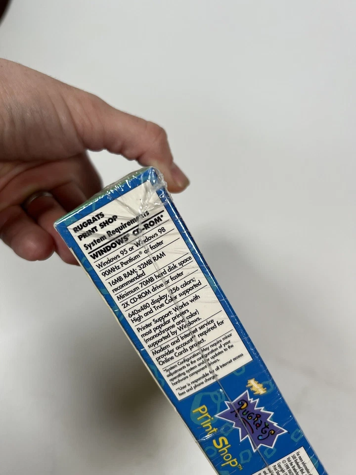 Nickelodeon Rugrats Print Shop (1998) Windows 95 & 98 CD ROM New in Box - Image 3 of 4