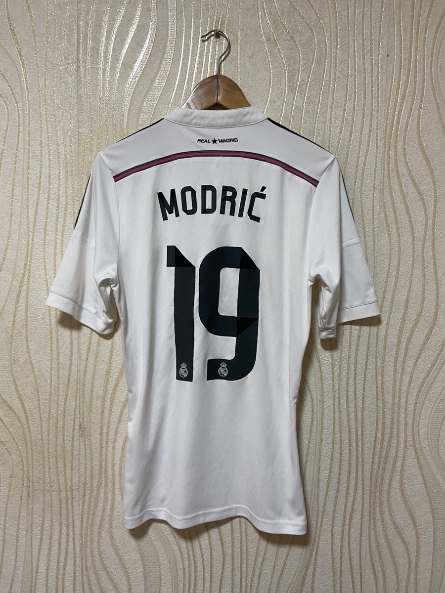 REAL MADRID 2014 2015 HOME SHIRT JERSEY ADIDAS F50637 sz S MEN #19