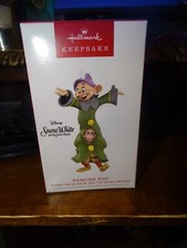 2023 Hallmark Keepsake Disney Snow White  The Seven Dwarfs Dancing Duo Ornament