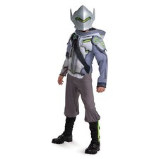 Disguise Overwatch Genji Deluxe Child Muscle Costume  X-Large 14-16 