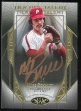 Mike Schmidt 2022 Topps Tier One Auto #d /25 Bronze Ink Tier One Talent Phillies