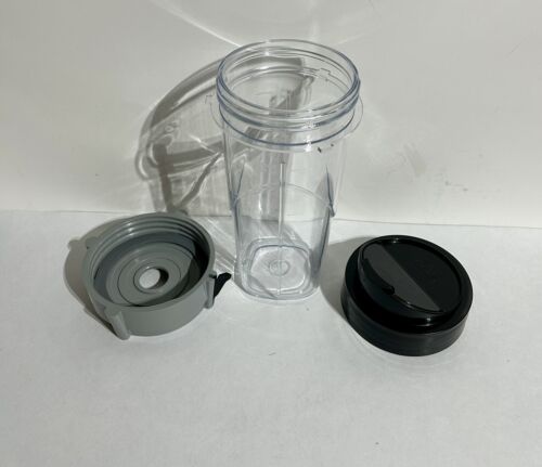 Oster 24oz Blend-N-Go Replacement Cup 6026 Flip Top 6848 Cap Lock Lever Smoothie