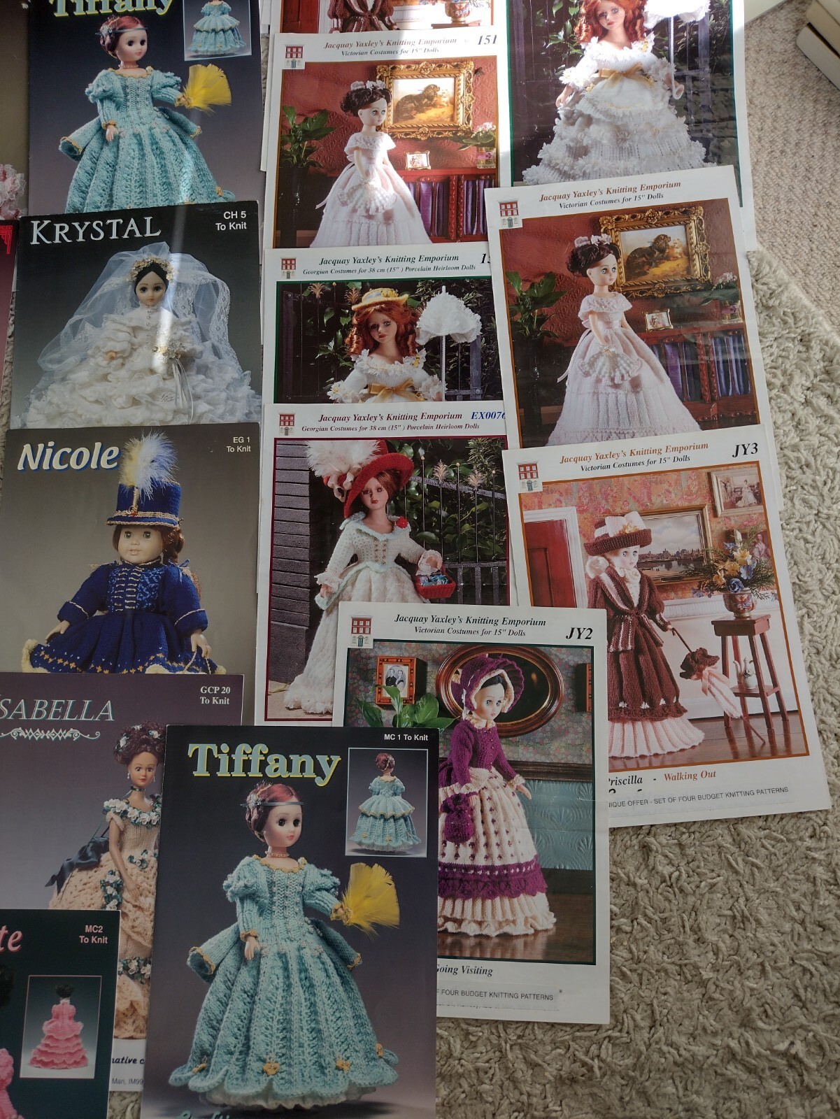 Craft Time & Jacquay Yaxley Dolls Knitting Patterns eBay