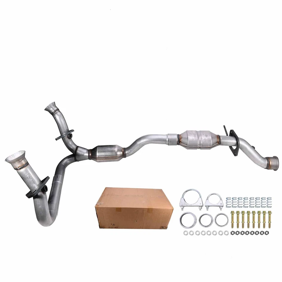 Catalytic Converter Y Pipe For Chevrolet Blazer 2000-2005 S10 2001-2004 4.3L US - Imagem 2 de 4