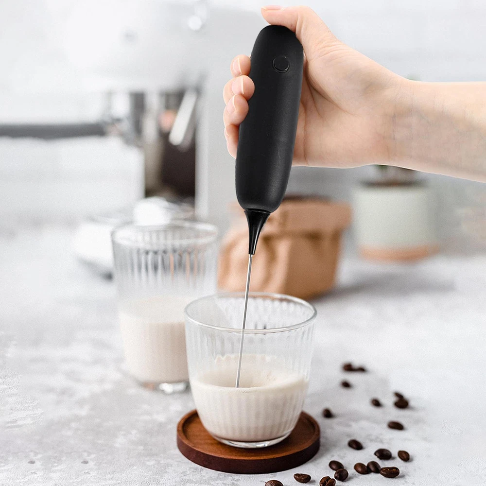Milk Frother Electric Handheld Foam Maker Whisk Drink Mixer for Lattes Matcha