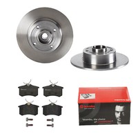 Brembo Bremsscheiben + BremsbeläGe Voll Hinten Rechts Links FüR Renault Megane