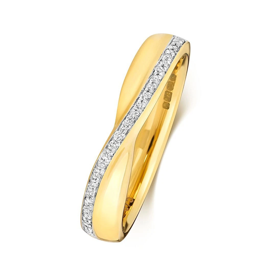 Platinum crossover hotsell ring