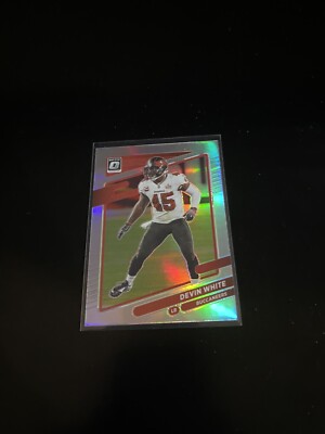 Devin White 2021 Optic Silver Holo Prizm football card Buccaneers 174 PWE