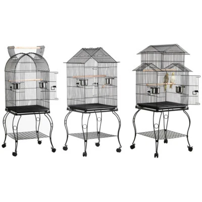 Vogelkäfig mit Ständer Vogelbauer Vogelvoliere Vogelhaus Papagei Käfig