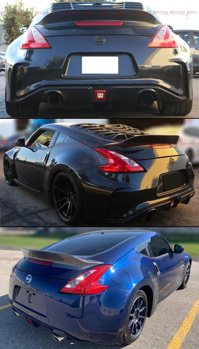 FOR 09-2020 NISSAN 370Z MATT BLACK JDM HIGHKICK DUCKBILL FOR 09-2020 NISSAN 370Z MATT BLACK JDM HIGHKICK DUCKBILL