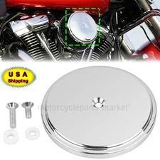 Big Sucker Stage 1 Air Cleaner Cover Chrome For Harley Road King FLST FXRS FXST