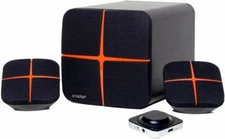 Sykik SP0281BT 2.1Ch Speaker System Subwoofer BT AUX  - Great PC Laptop Speakers