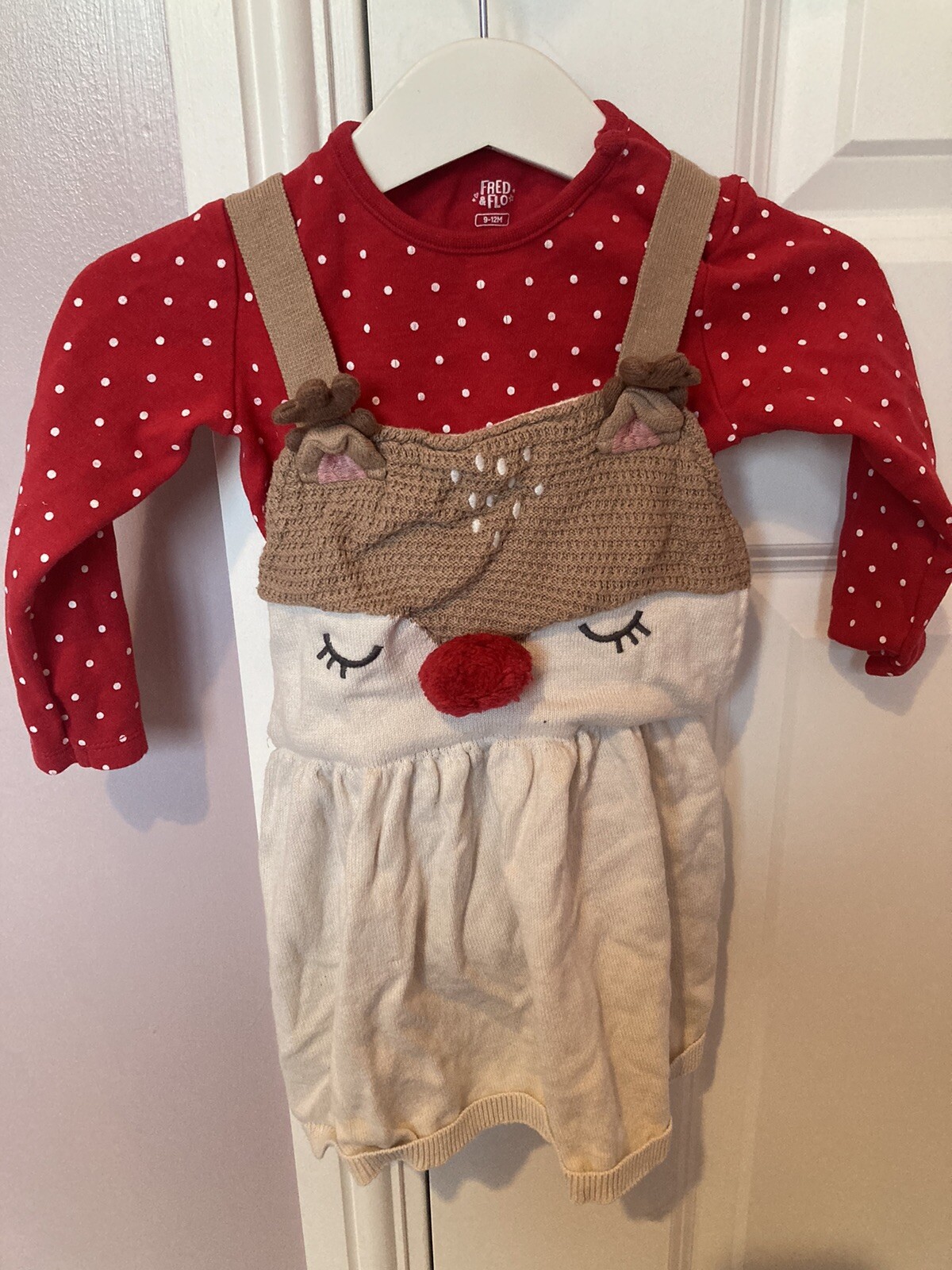 912 months baby girl F&F Christmas Dress eBay