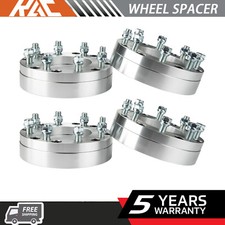 2 6x5.5 To 8x6.5 M14x1.5 108mm Wheel Spacers Adapters For Chevy Express 03-14