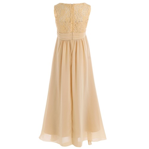 Flower Girls Dress Bridesmaid Birthday Party Prom Wedding Chiffon Formal Gown - Picture 63 of 75