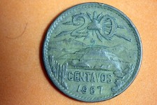 ZNALEZISKO NIERUCHOMOŚCI 1967 - Meksyk 20 centavos! #N01100