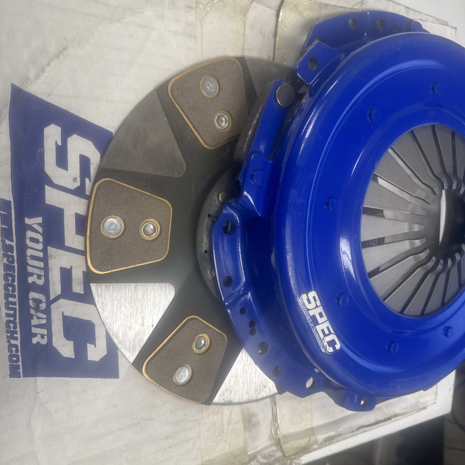 Spec for 05-09 Ford GT500 5.4L Stage 2+ Clutch Kit - specSFGT53H SF50S Flywheel