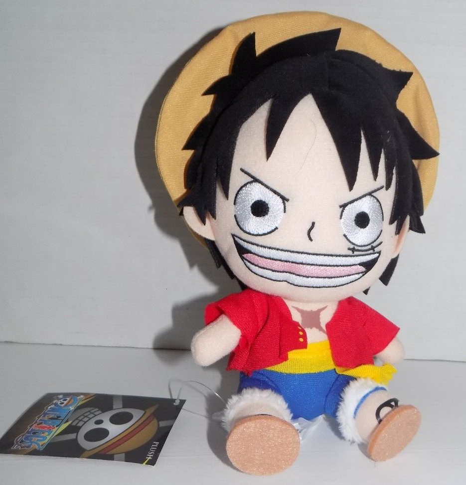 One Piece- Zou Arc Luffy Sitting Plush 7H 