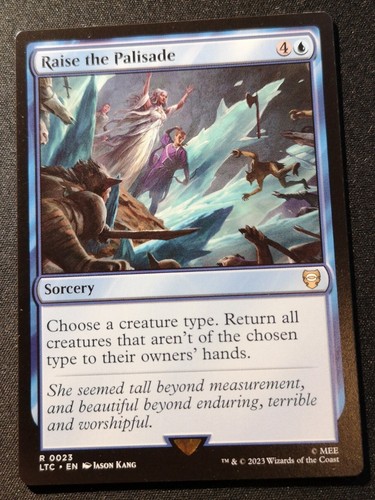 Raise The Palisade - LTC - MTG - EN - NM - 0023
