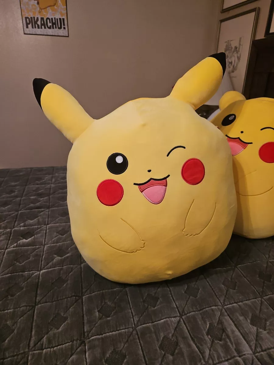 Squishmallows Pokemon 20-Inch Pikachu Plush - Add Pikachu to Your Squad,  Ultr