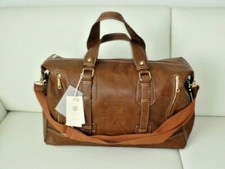 TASCHE DAMENTASCHE Henkeltasche Freizeit BRAUN Cognac Braun  NEU MIT ETIKETT 