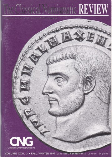 CNG The Classical Numismatic Review Magazine Vol XXII fall/winter 1997