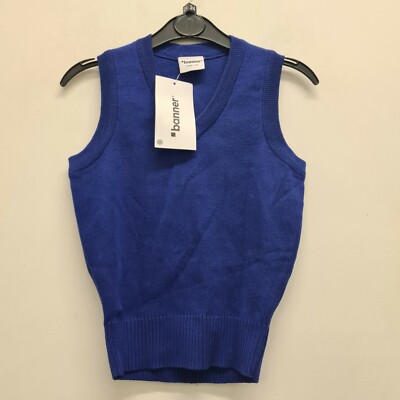 BANNER Schuluniform ärmellos warm Pullover Schlupf Strickjacke süßer *EL38
