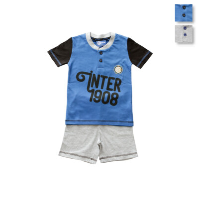 Kinder Sommer Schlafanzug F.C. Inter Official IN16053 U045