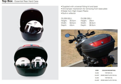 Scooter Helmet Bag Motorcycle Helmet Storage Box OXFORD Quality