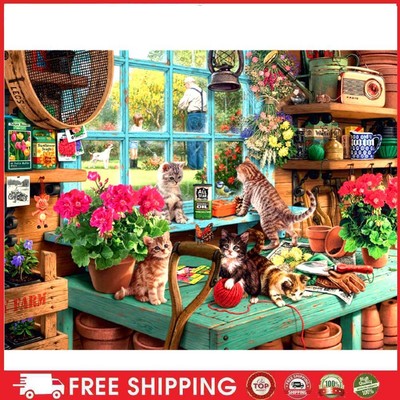 5D DIY Full Square Drill Diamond Painting Cross Stitch Mosaic Kit (Cat03)