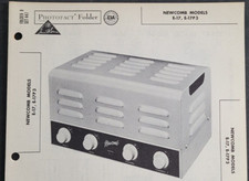 NEWCOMB MODELS E-17, E-17P3 AMPLIFIER PHOTOFACT
