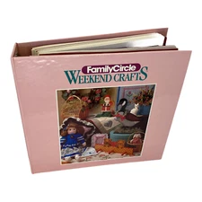 Family Circle Weekend Crafts Note Book With Instructions & Patterns & Charts