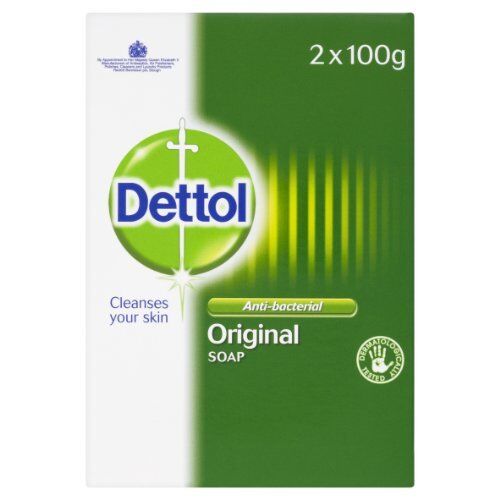 DETTOL ANTI-BACTERIAL ORIGINAL SOAP - 2 X 100G - Picture 1 of 3