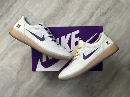 Nike SB Nyjah Free 2 Lakers - Size 13 - Picture 1 of 7