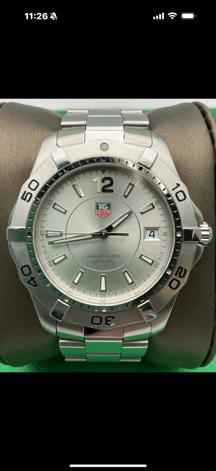 Tag Heuer Aquaracer 300m WAF1112 Men's Watch 300M Stainless Steel Quartz