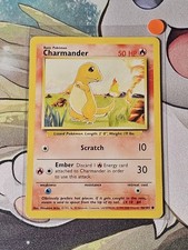 Pokemon Charmander 4° Stampa Set Base 46/102 1999-2000 UK Trading Card HP/DMG