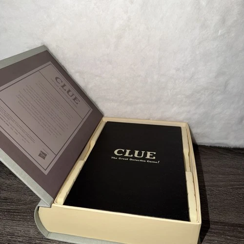 Clue Game Vintage Bookshelf Edition Parker Brothers Hasbro 2016 UNUSED, Open Box