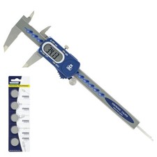 Image of Moore and Wright 150mm/6" Digital Caliper MW110-15DBL - FREE CR2032 Battery Pac