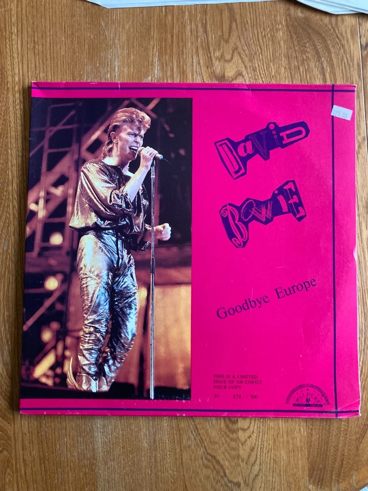 NM to EX DAVID BOWIE 3lp Goodbye Europe LIVE IN TORING ITALY 1987 Ltd Edition - Image 2 of 4
