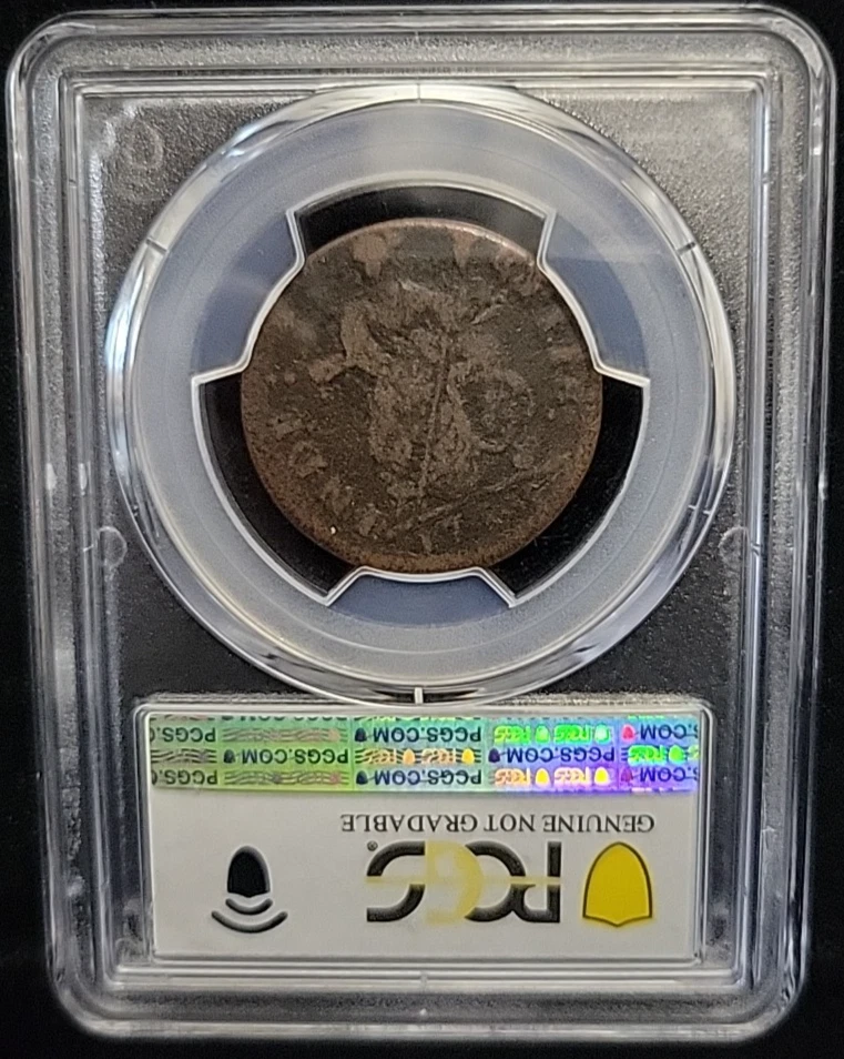 1785 Connecticut Colonial Copper 1/2P Bust Right PCGS VG Detail Miller 3.3-F.3 - Image 3 of 4