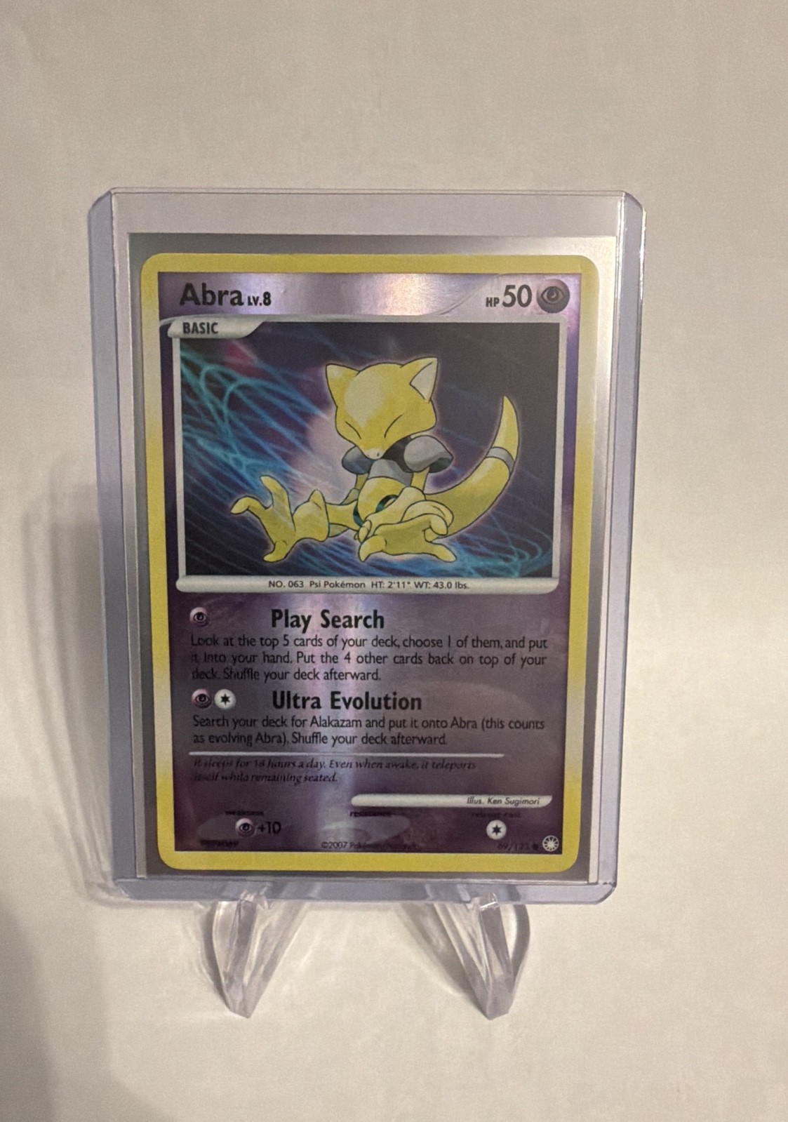 Abra 69/123 Mysterious Treasures Reverse Holo