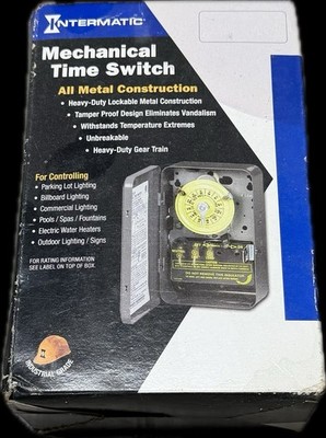 Intermatic 120V DPST 24 Hour Mechanical Time Switch (T103)