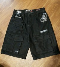 Y2K Denim Shorts Ecko Unltd. Size 30 Skater Rhino Baggy Fit New With Tags