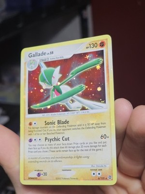 Gallade 6/132 Holo Rare Secret Wonders Holo Bleed FART SWIRL LP/MP