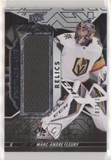 2018-19 SPx UD Black Star Trademarks Relics 73/199 Marc-Andre Fleury #ST-MF df7
