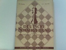 Deutsche Schachzeitung. Caissa Teschner, Rudolf: