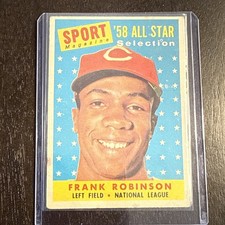 1958 Topps - Sport Magazine '58 All Star Selection 🔥 Frank Robinson #484